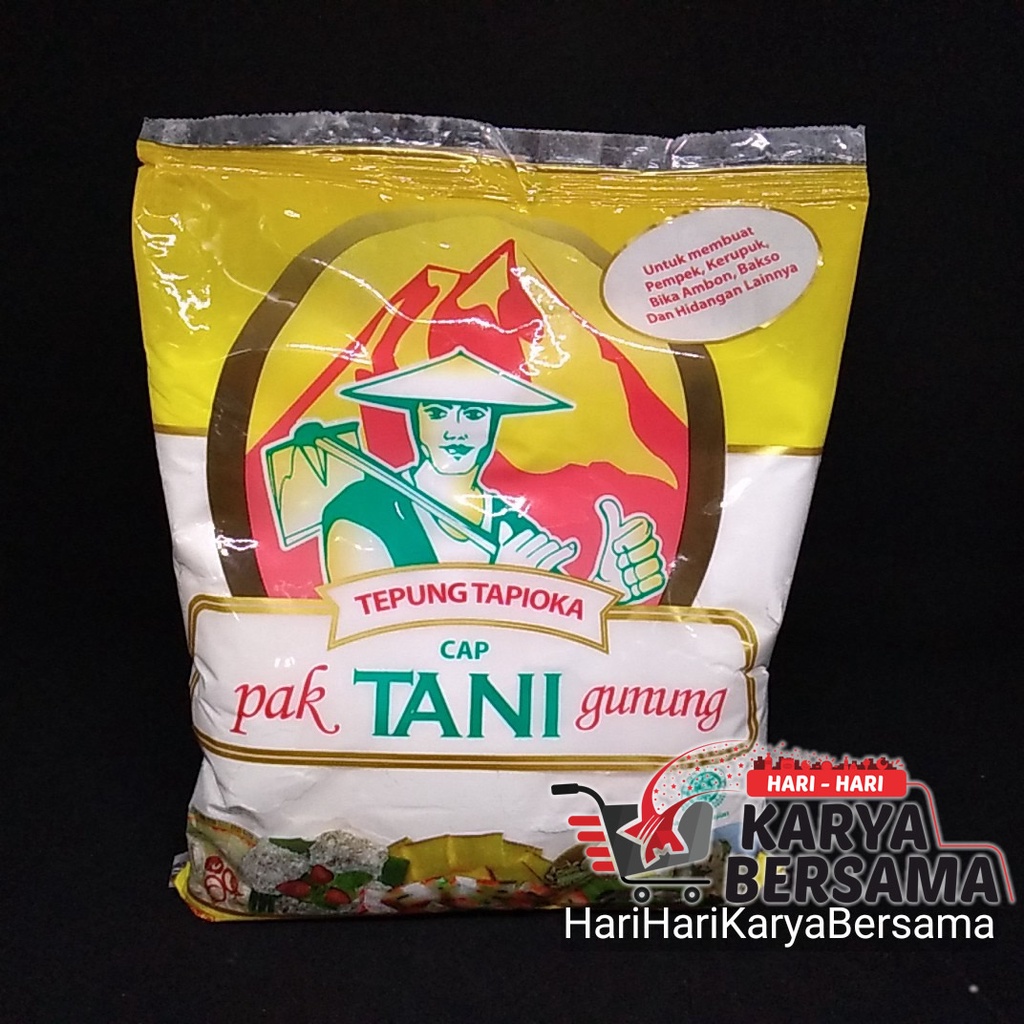 

TEPUNG TAPIOKA CAP PAK TANI GUNUNG 500GR