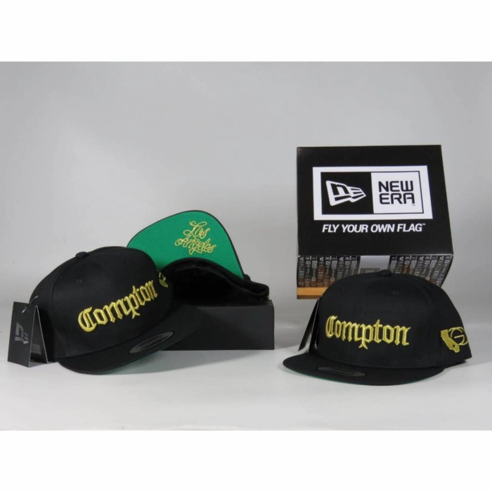 Snapback-Topi- Topi Original Import Compton / Snapback Compton / Hat - Kuning -Topi-Snapback 749