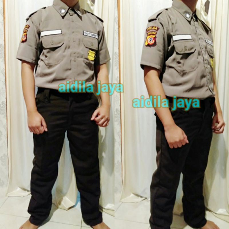 Jual SERAGAM PDH SECURITY SATPAM BARU MODEL COKLAT POLISI Indonesia