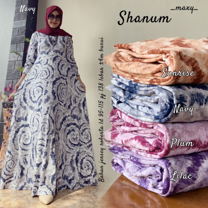Shanum Maxy (bahan Jersey Roberta)