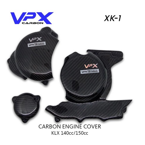 Carbon Cover Mesin KLX 140cc 150cc VPX