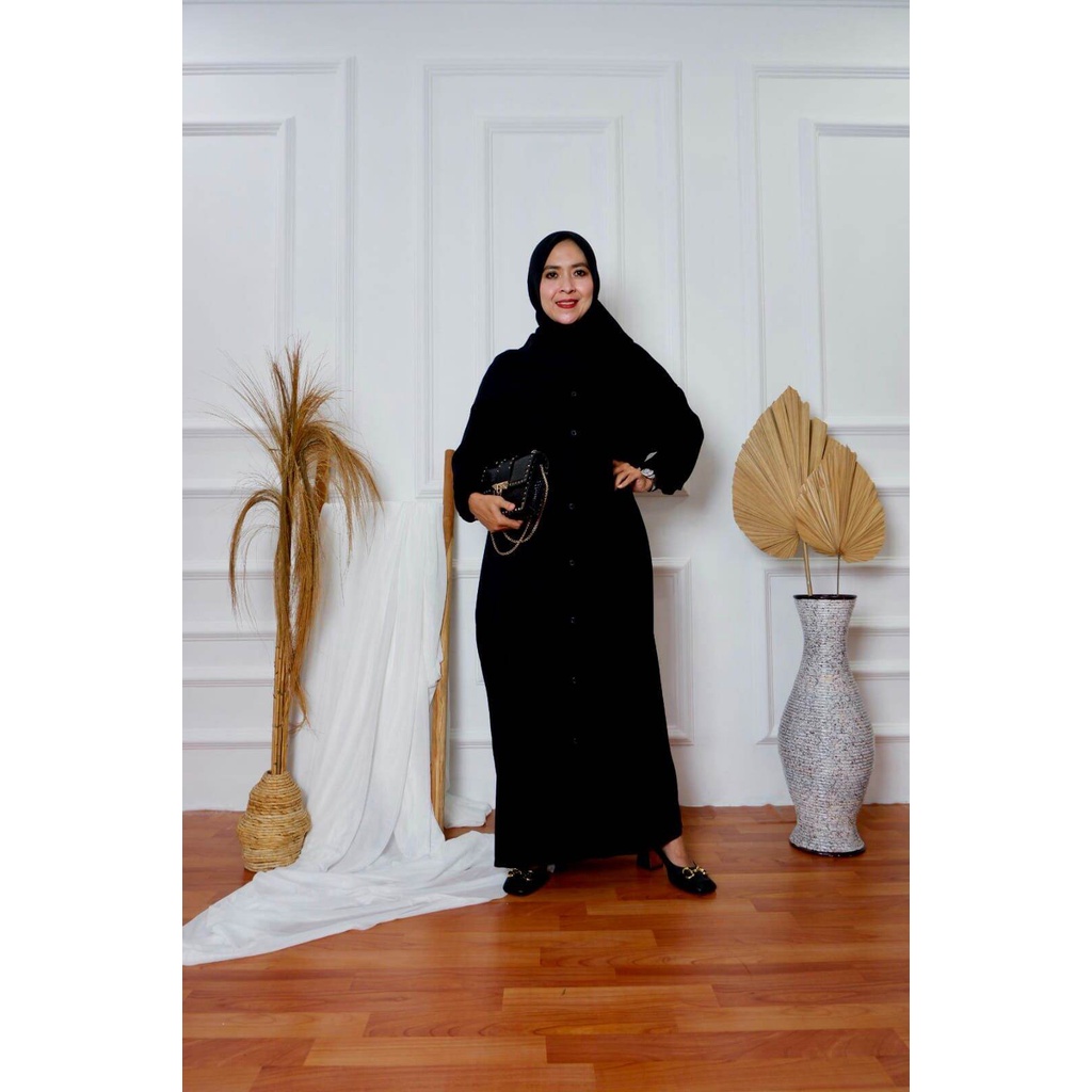 Qimfashion.id Kaftan Twill Rayon/Gamis Twill /Kaftan Murah