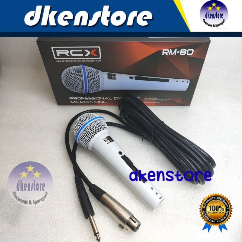 Mic RCX RM80 microphone mik RM 80 Vocal Panggungan