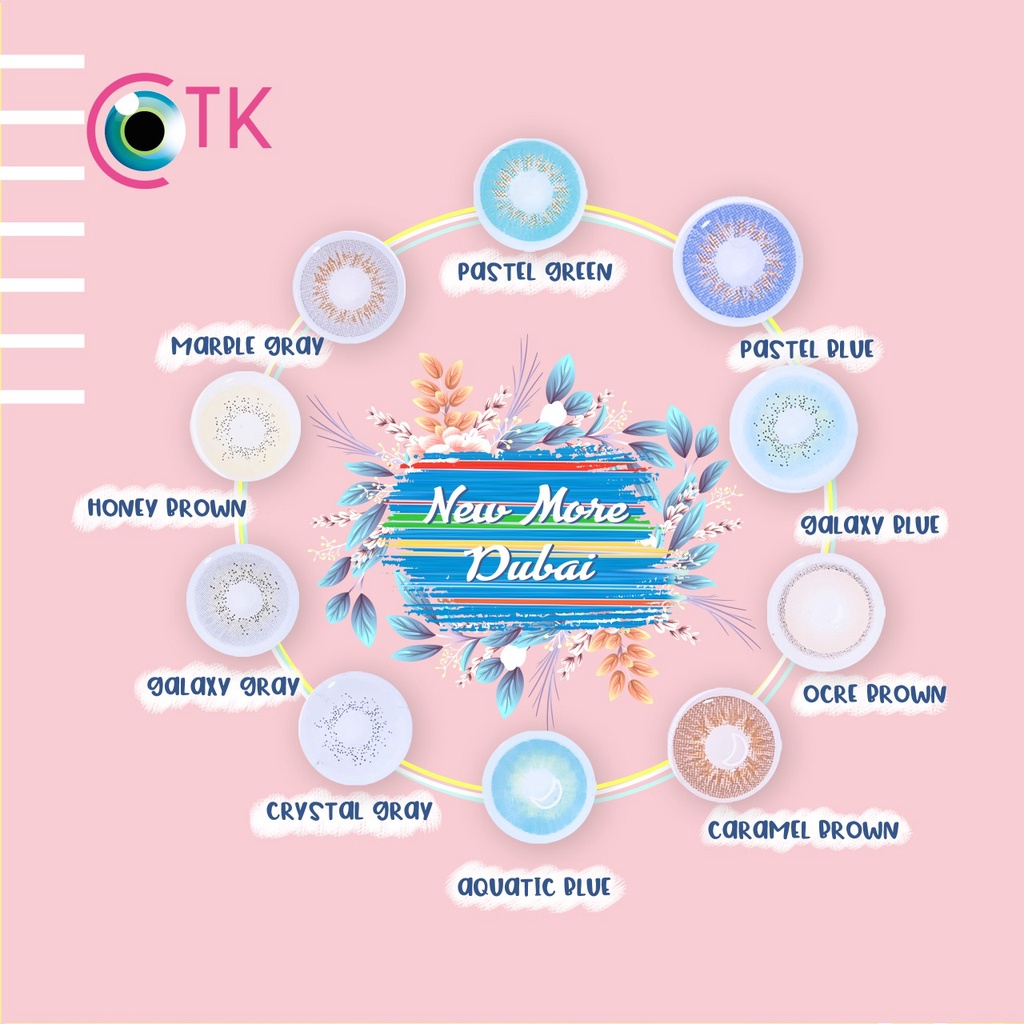 Softlens New More Dubai  | Minus 0.50 s/d 2.25 + FREE LENSCASE - KASIMURA