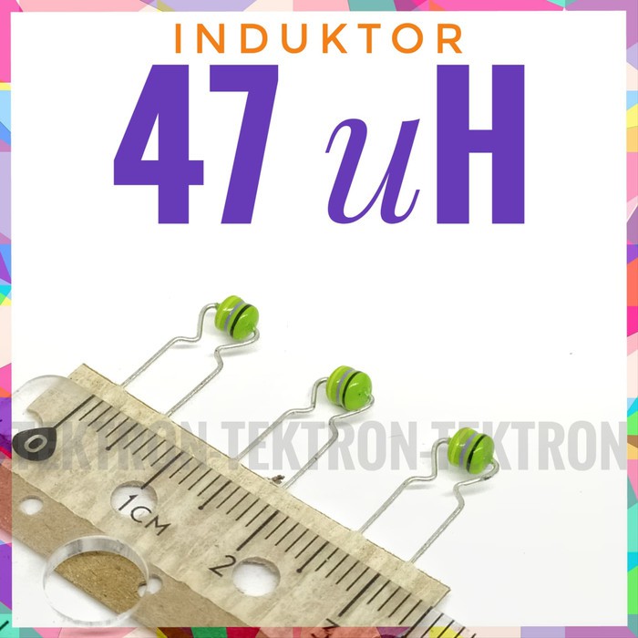 Induktor 47uH RFC Inductor Coil Axial Oscillator koil 47 uH 470