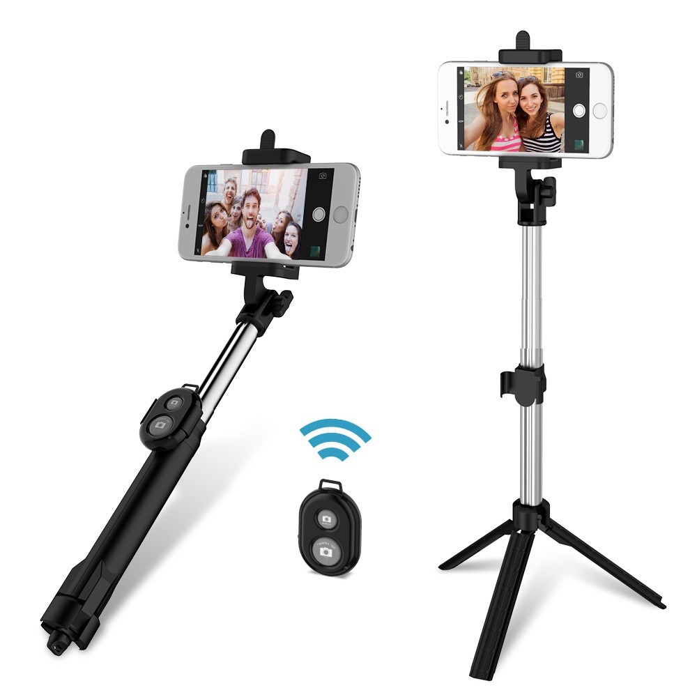 Tongsis Tripod Bluetooth with Remote Shutter Access Selfie Stick  Tongsis 3 in 1 Tongsis Multifungsi