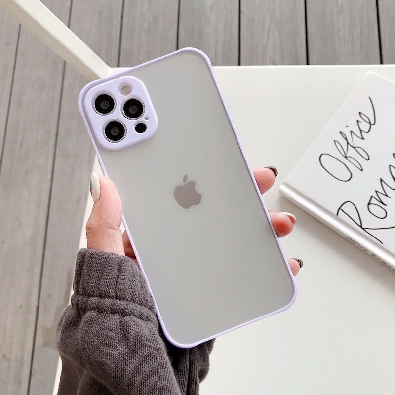 Purple Lilac Ungu Case - Full Lens Cover - Softcase IPHONE 12