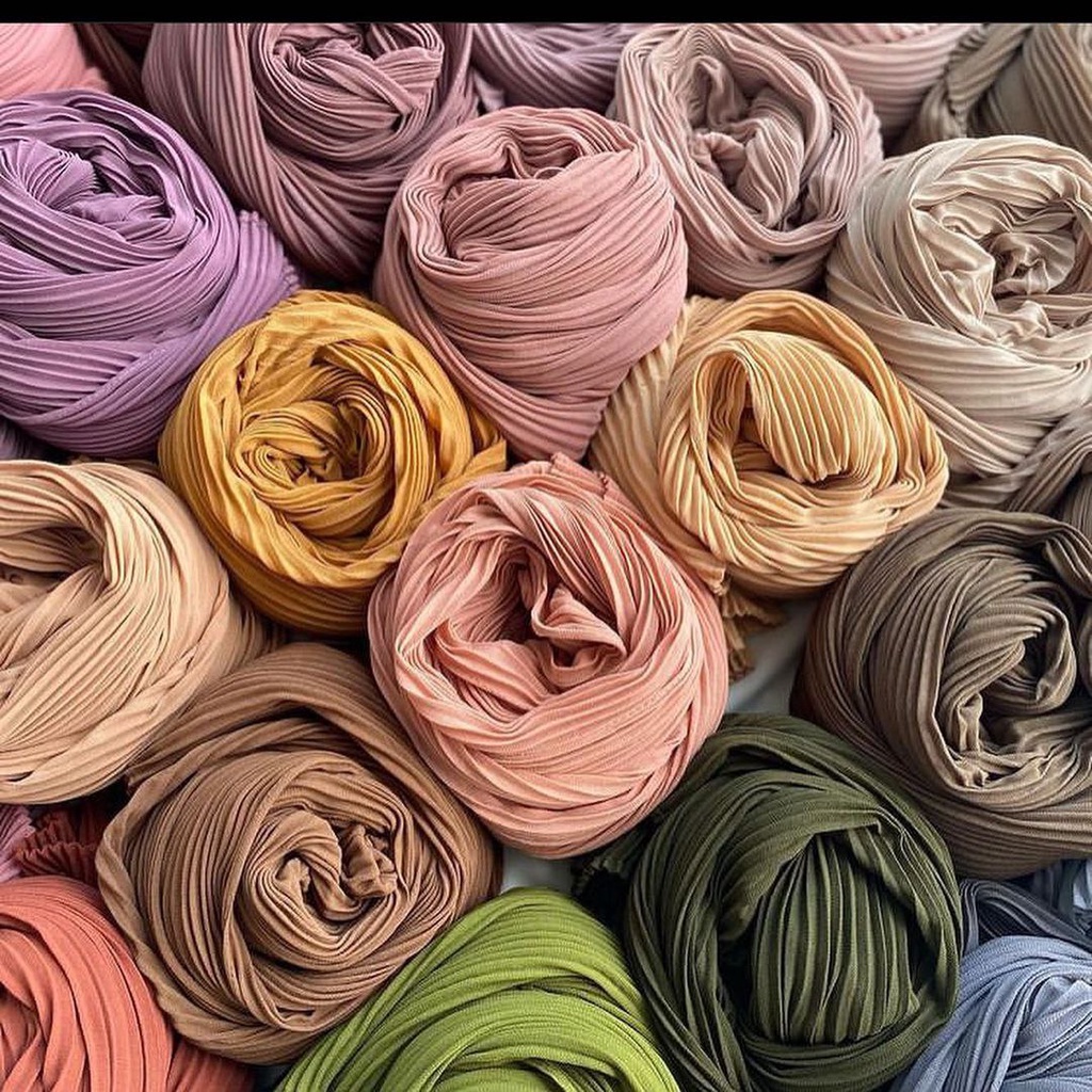 Pashmina Plisket full/ Pasmina full Plisket Pashmina / Pasmina lidi full pleated phasmina shawl