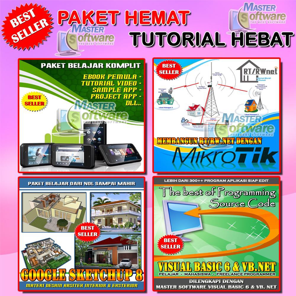 PAKET TUTORIAL BELAJAR TERLARIS PLUS BONUS