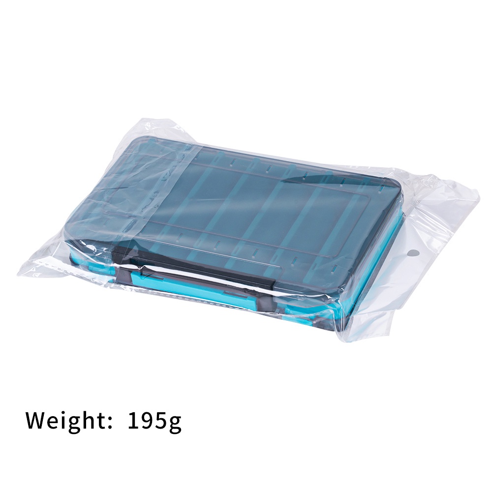 HENGJIA Box 14 compartments Fishing Accessories lure Hook Boxes storage Double Sided High Strength Fishing Tackle Box