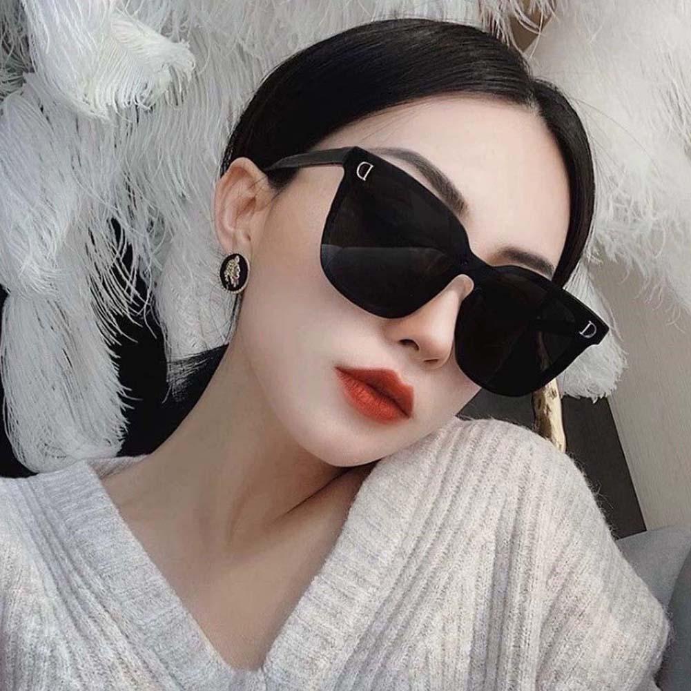 Kacamata Hitam AUGUSTINA Gadis Trendi Anti-ultraviolet Huruf D Eropa Dan Amerika Bingkai Besar Shades