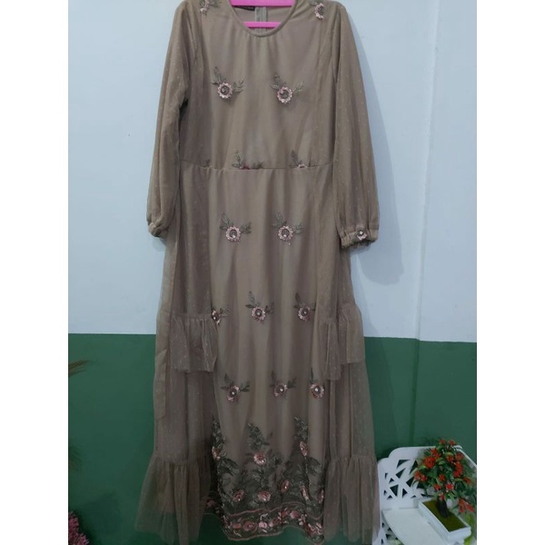 gamis tile brukat 3d by MM