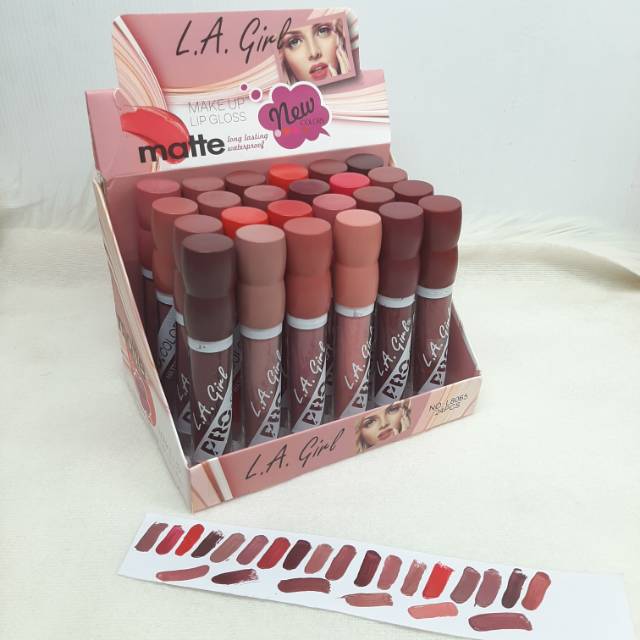 LIP GLOSS NEW MATTE WATERPROOF NO:L8065 PER.24 PIC