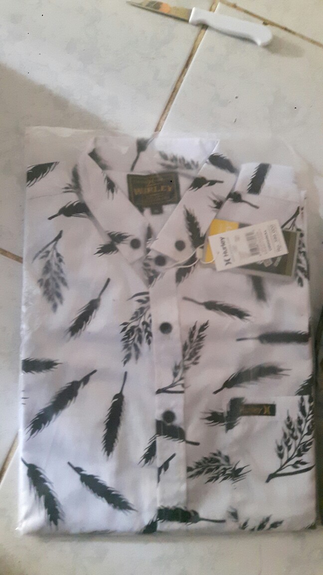 Kemeja Motif | Kemeja Surfing | Hem Pendek