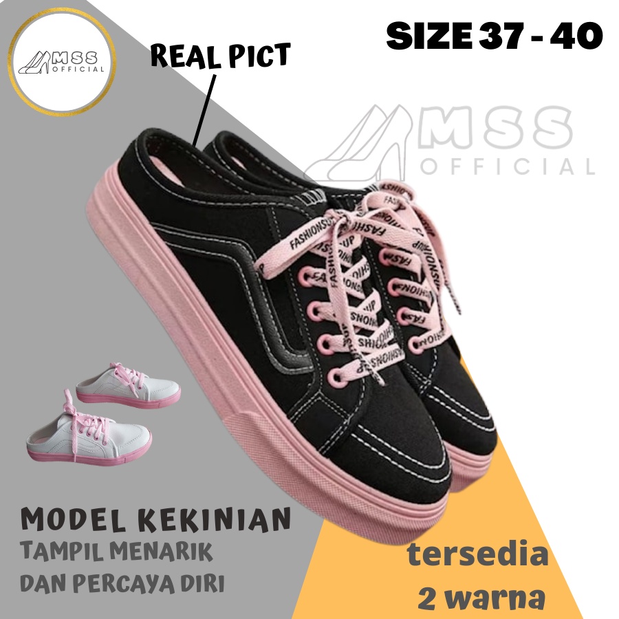 Sepatu Sneakers Wanita Cewek Perempuan Kets Remaja Fashion Casual Dewasa Terbaru Kekinian Murah Terb