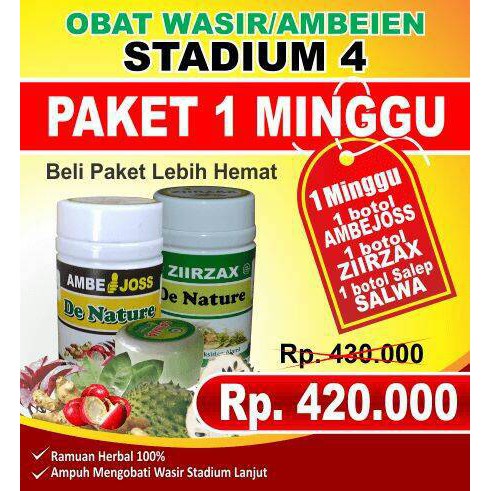 Obat ambeien stadium 4 herbal