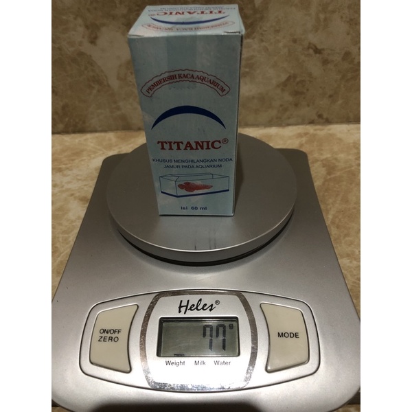 Obat Pembersih Anti jamur Kaca Aquarium Titanic 60ML