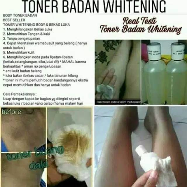 [ORIGINAL] Toner Badan whitening pemutih badan