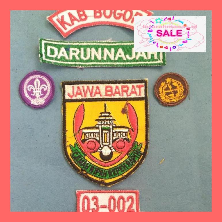 sER7ga bed pramuka bordir - cowok rgam80s