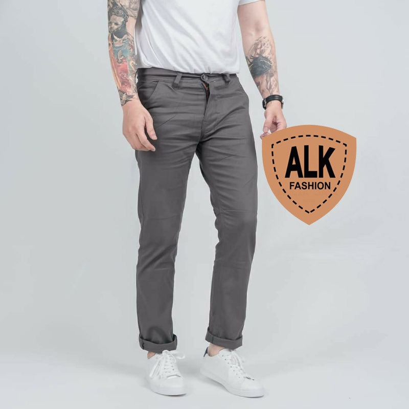 [TERLARIS] CELANA PANJANG PRIA UKURAN 28-38 PREMIUM QUALITY CHINOS SLIMFIT COWO SKINNY POLOS COWOK