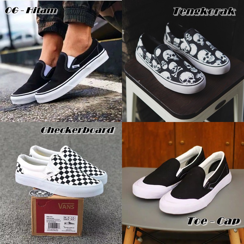 SEPATU SLOP PRIA WANITA VANS OLD SKHOOL PREMIUM CASUAL SLIP ON PRIA MURAH