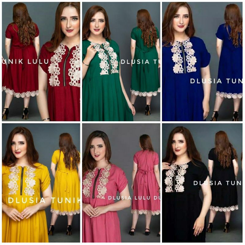 Gamis Arabic Arab Arabian Daster Lulu Gamis Renda Daster Renda