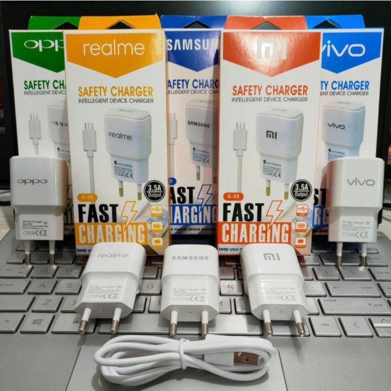 TC/CHARGER G-55 BRANDED 1USB 3.5A MICRO USB CASAN G55 SAFETY CHARGER