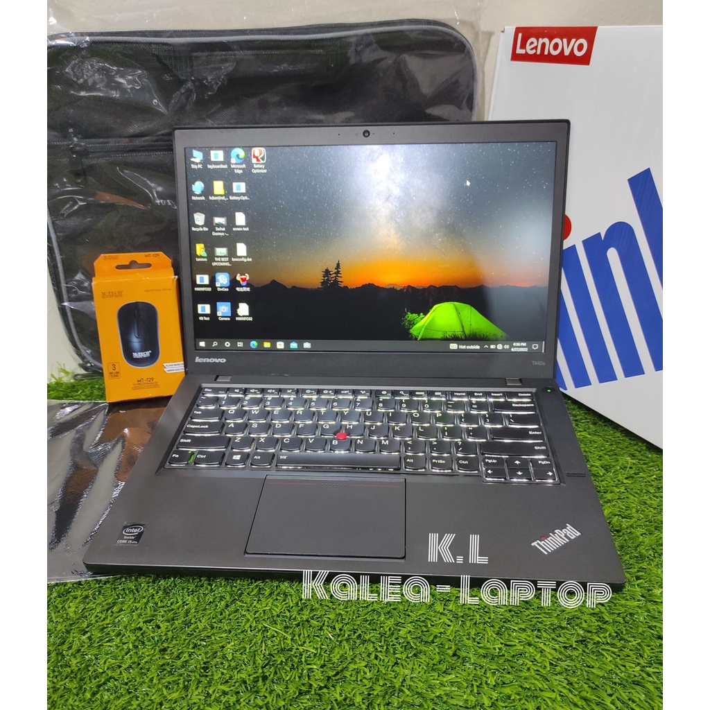 Laptop LENOVO THINKPAD T440s Core i5 GEN 4 RAM 8 SSD 256 MULUS MURAH
