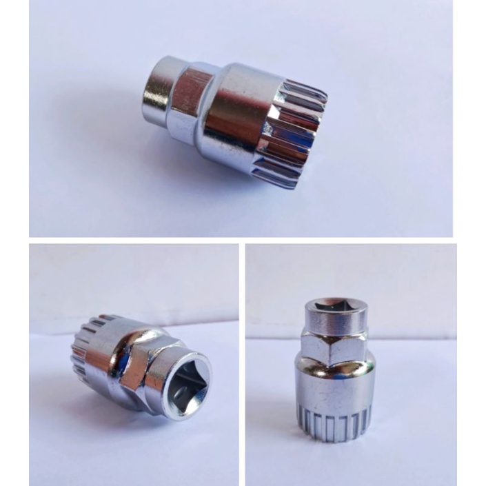 Kunci BB HT1 Kotak Alat Pembuka Pasang Crank Sepeda Bearing Engkol Reparasi Crankset Wrench Tools Ku