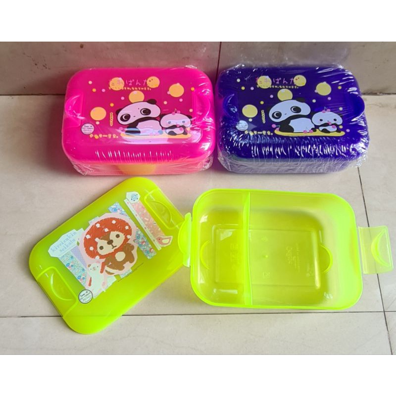 &lt;CJ&gt;&gt;lunch box tempat makan sekat 2