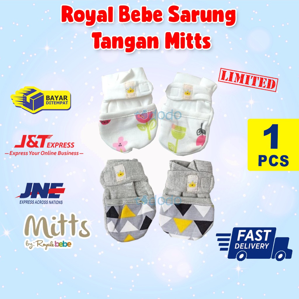 Sarung Tangan Bayi Royal Bebe Mitts