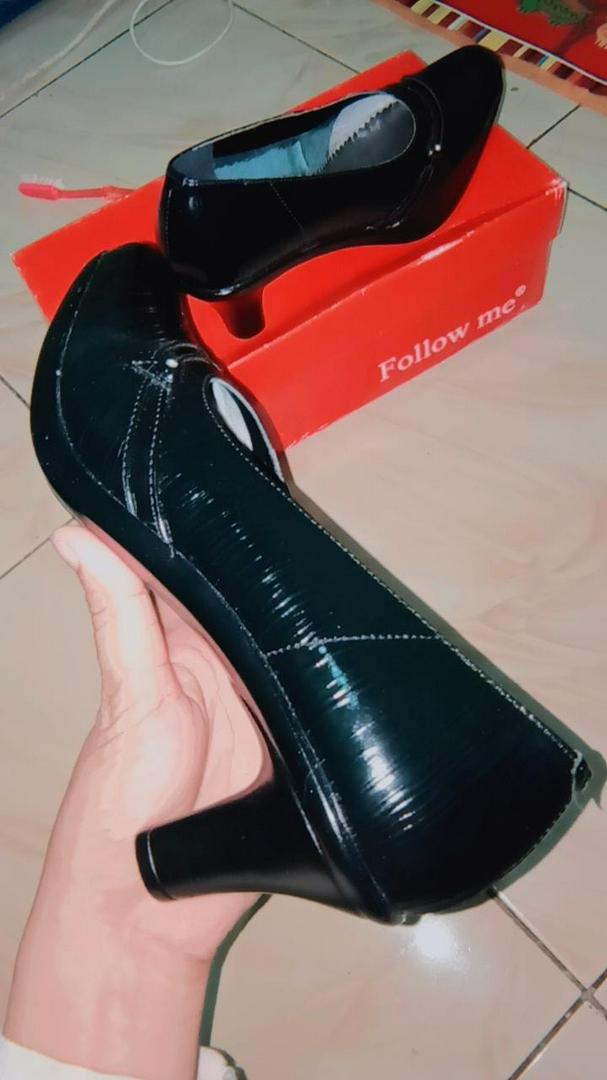 Sepatu Fantofel Kulit Asli Wanita Follow Me 671