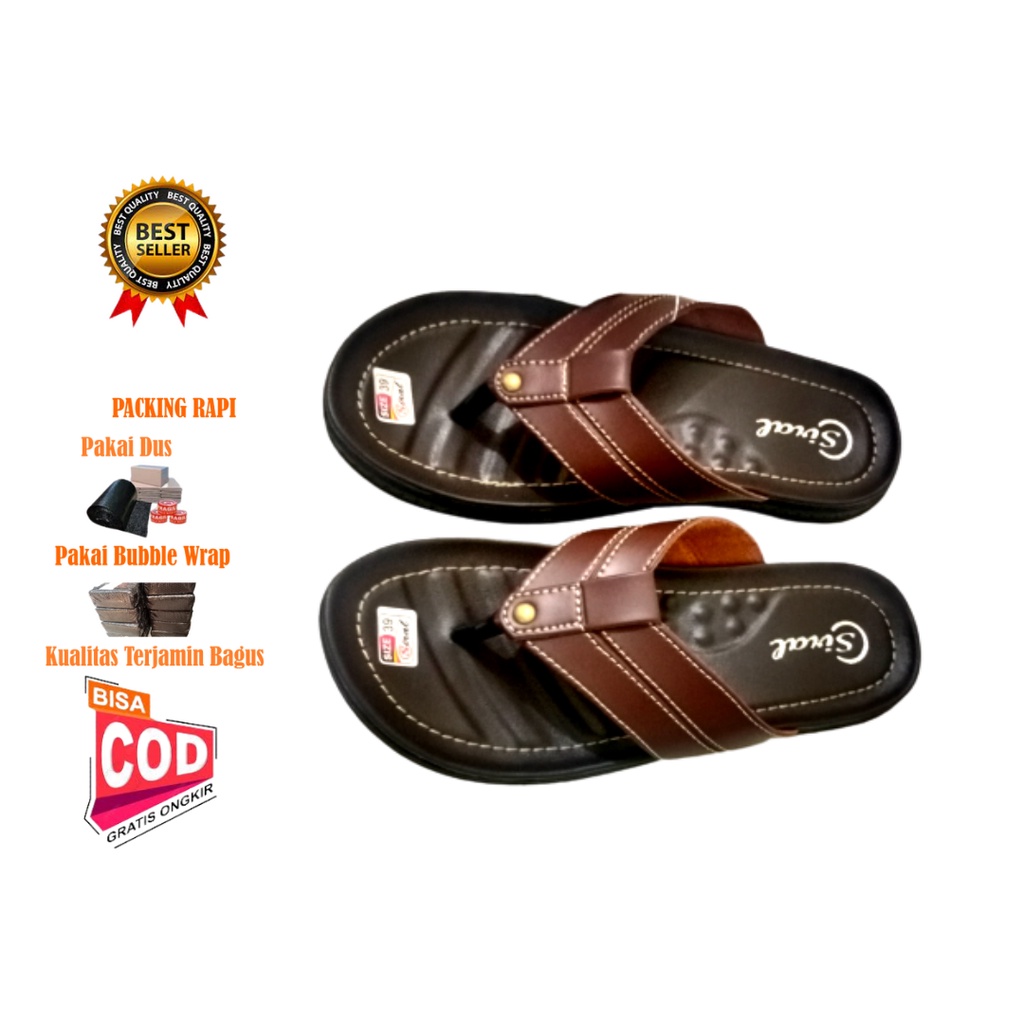 Sandal Jepit Pria Siral | Selop Pria Terbaru Terlaris