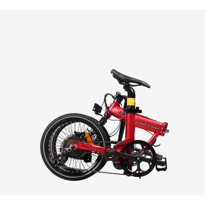 Sepeda Lipat United Listrik VORTEX E-bike Folding 16 Inch United 7 Speed Garansi SNI-7