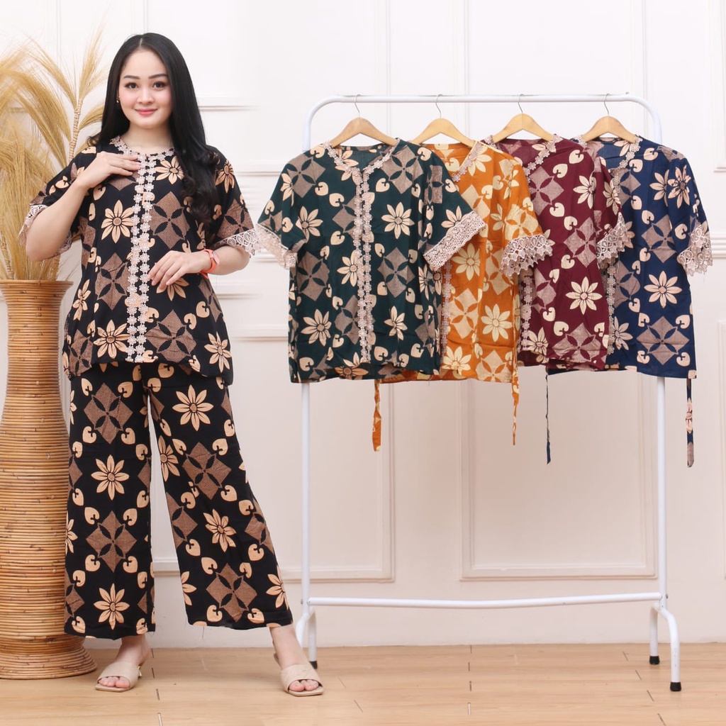 Setelan CP KAKTUS renda arab bahan rayon super // Setelan wanita kekinian