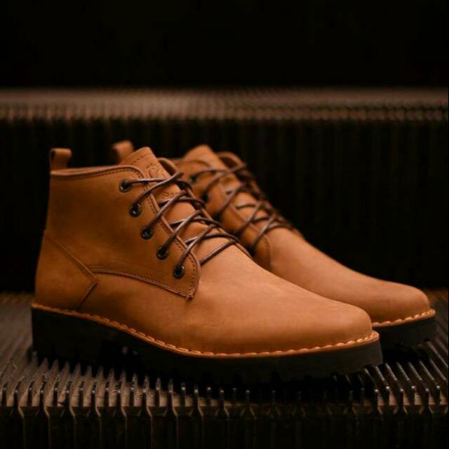 Sepatu Kulit Formal Kerja Original Pliable 2.1 Brown Crazy Horse Leather