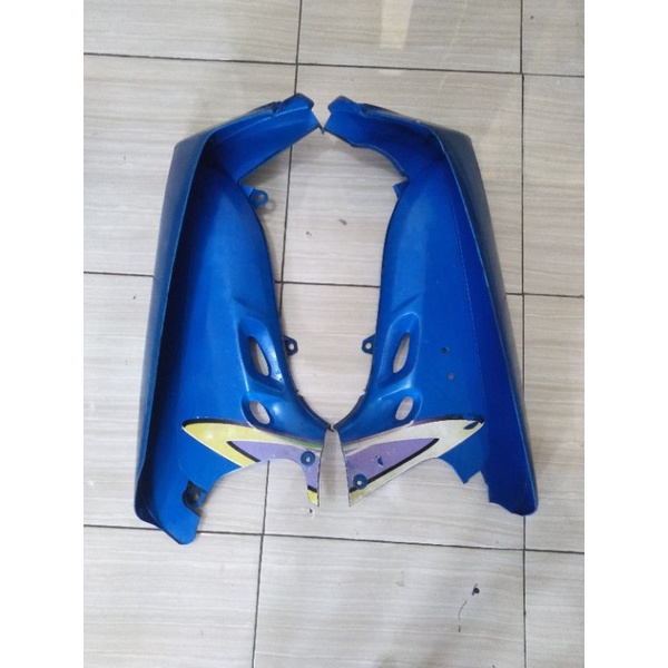 Tebeng dek body cover sayap luar dalam Suzuki Shogun 110 R Shogun R New Shogun 110 biru original