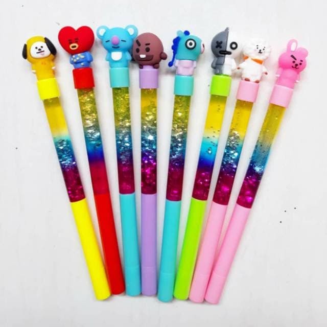 

COD BOLPEN GLITER BT21 PEN BTS BANGTANBOYS TERMURAH ALAT TULIS KANTOR