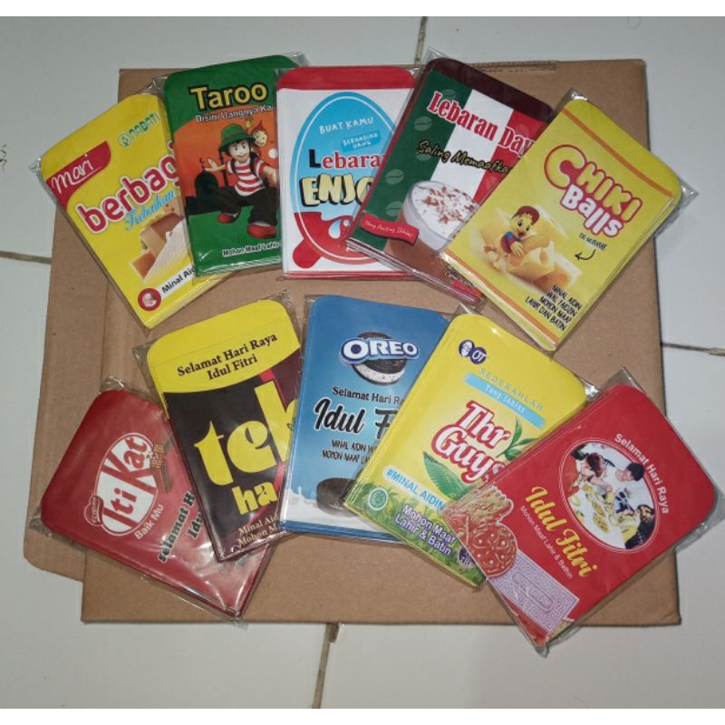 

AMPLOP ANGPAU LEBARAN THR SNACK UNIK LUCU ISI 10 PCS