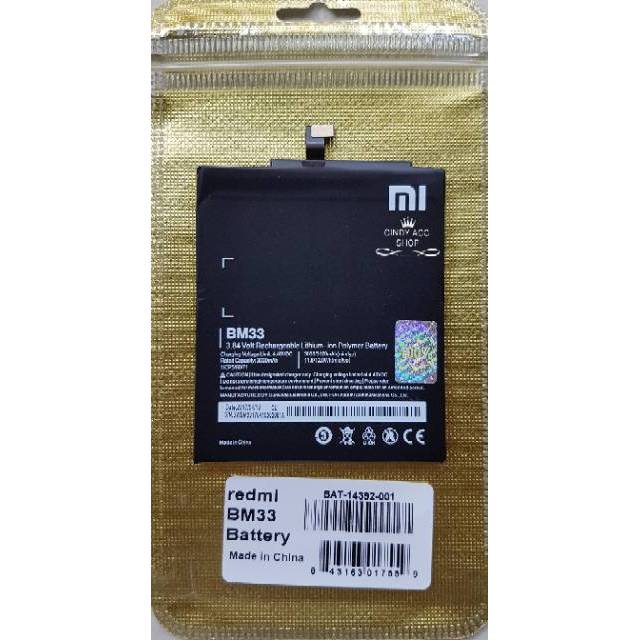 Baterai Battery Batre Redmi Mi4i Mi 4i BM33 Original 100%