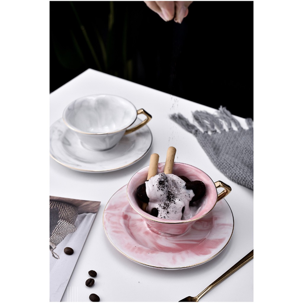 "Mug British teatime mug gelas bentuk love elegant"