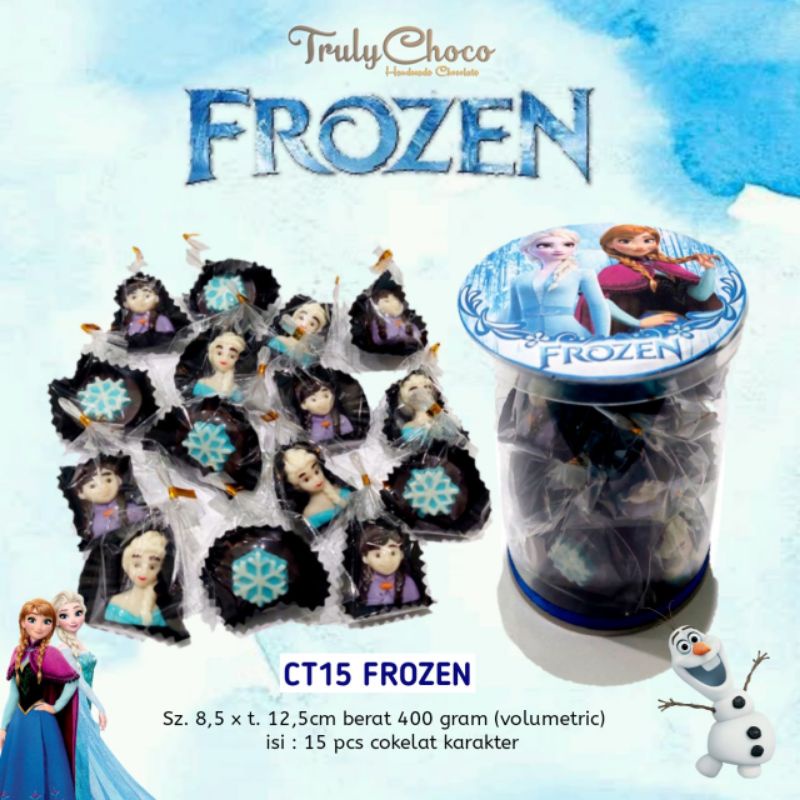 

kado hadiah anak cokelat karakter trulychoco frozen hello kitty superhero CT15