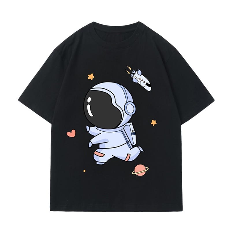 MYSTIQUE.ID-BAJU KAOS ASTRONOT T-SHIRT LUCU DAN AESTHETIC