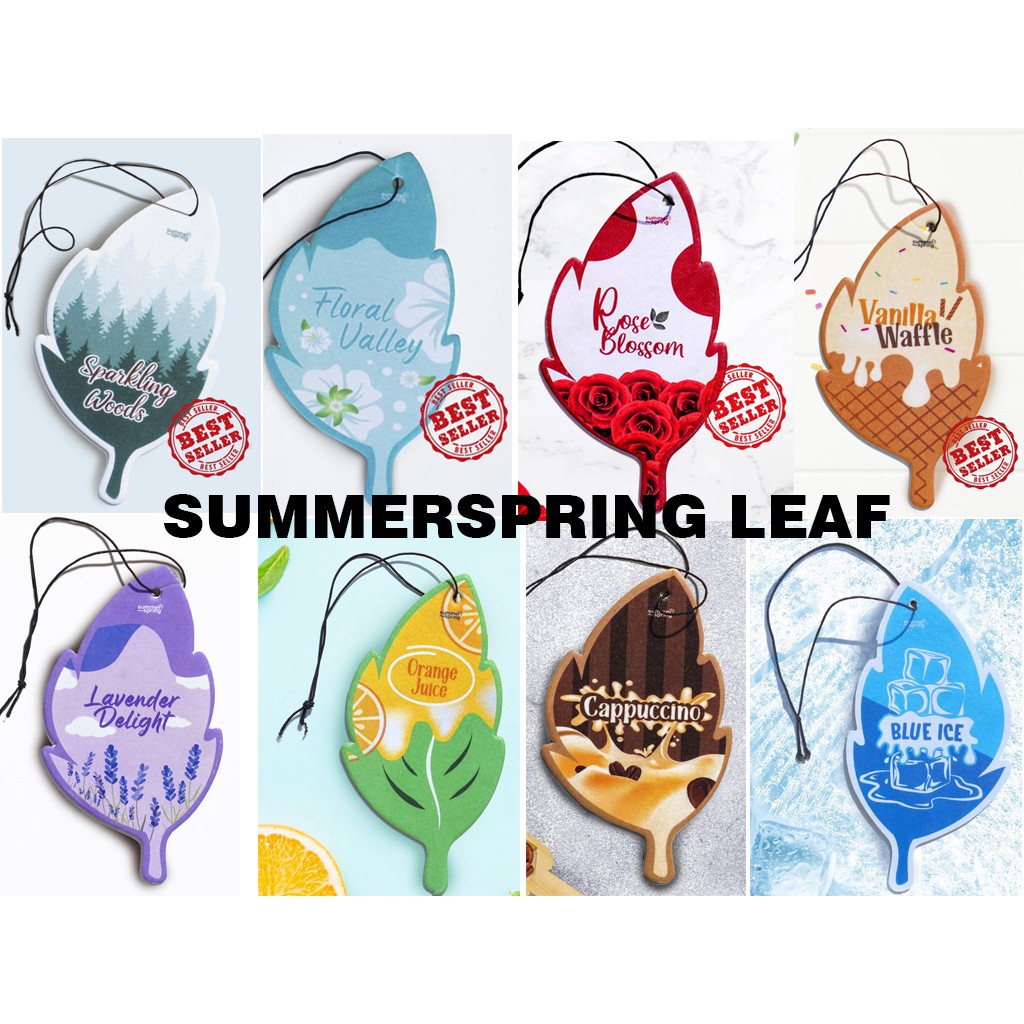 LEAF pengharum ruangan parfum mobil car air freshener wangi awet lembut