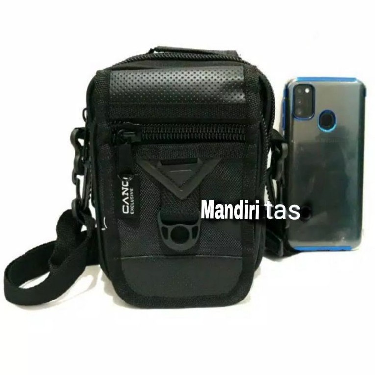 Tas selempang pria tactical-Tas pinggang-Tas HP 7 inchi