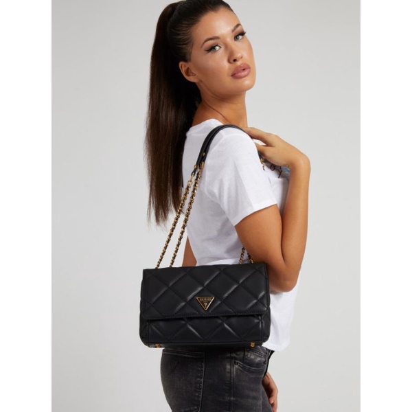 GUESSS Cessily Quilted Convertible Crossbody