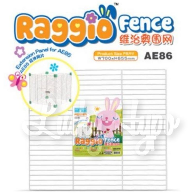 AE86 Alice Raggio Fence For Extension Pagar Tambahan Kandang Kelinci