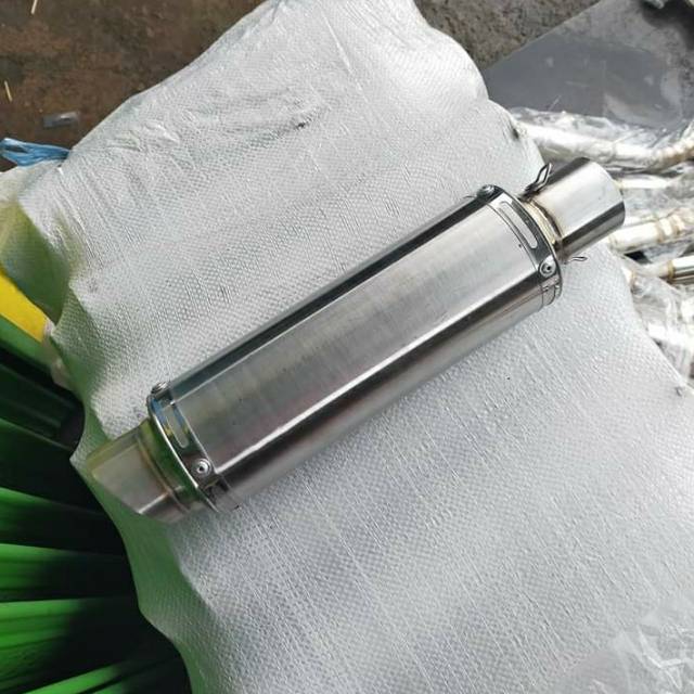 SLINCER KNALPOT SAKURA RACING POLOS SILENCER TABUNG SAJA
