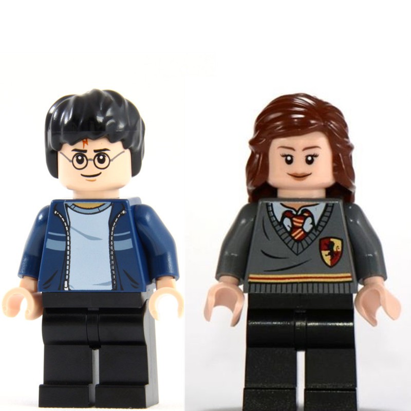 1pc Mainan Puzzle Balok Bangunan Minifigures Harry Potter Untuk Anak Laki-Laki / Perempuan