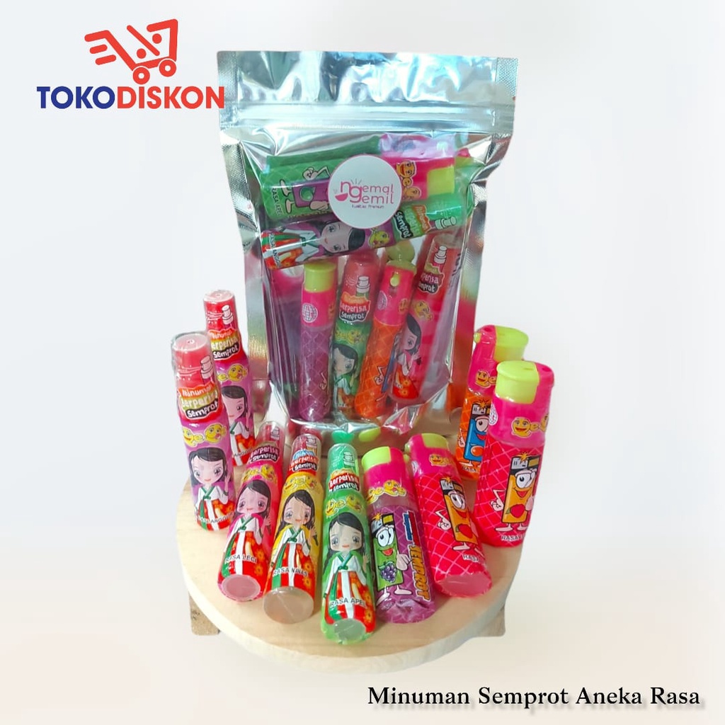 

Minuman Jeli Semprot Spray Jelly Aneka Rasa Buah / Premium
